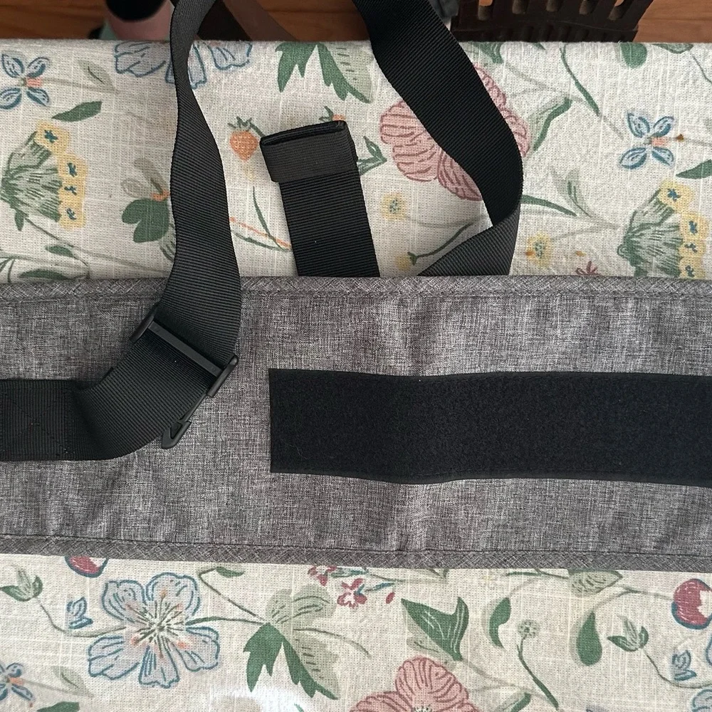 Padded Kids Hip Seat Carrier Bib - Gray